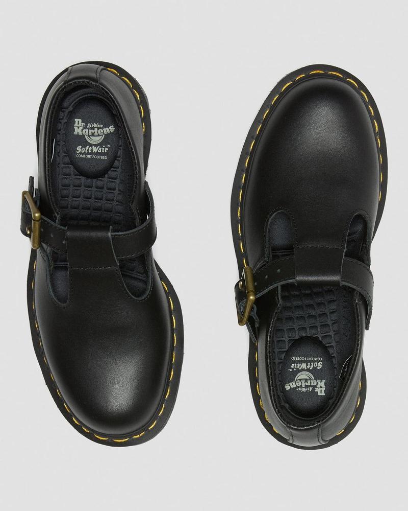 Zapatos De Trabajo Dr Martens Polley Slip Resistant Mujer Negros | MX 394OKI